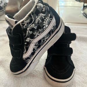 Kids dinosaur skeleton vans